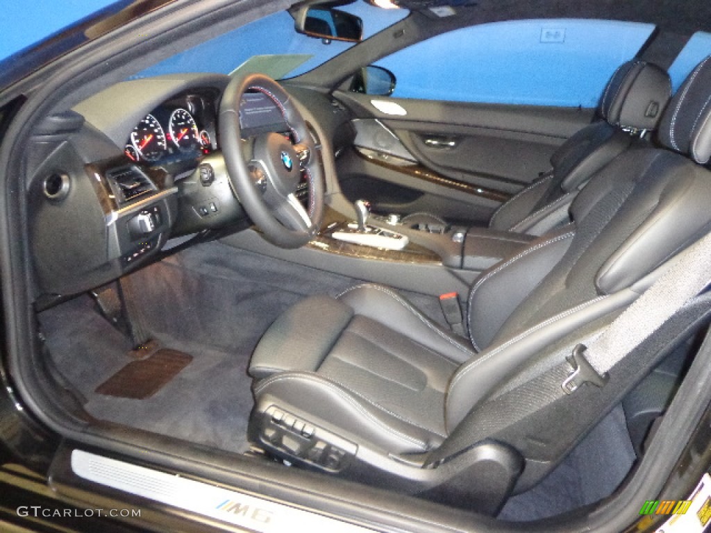 2013 M6 Coupe - Black Sapphire Metallic / Black photo #32
