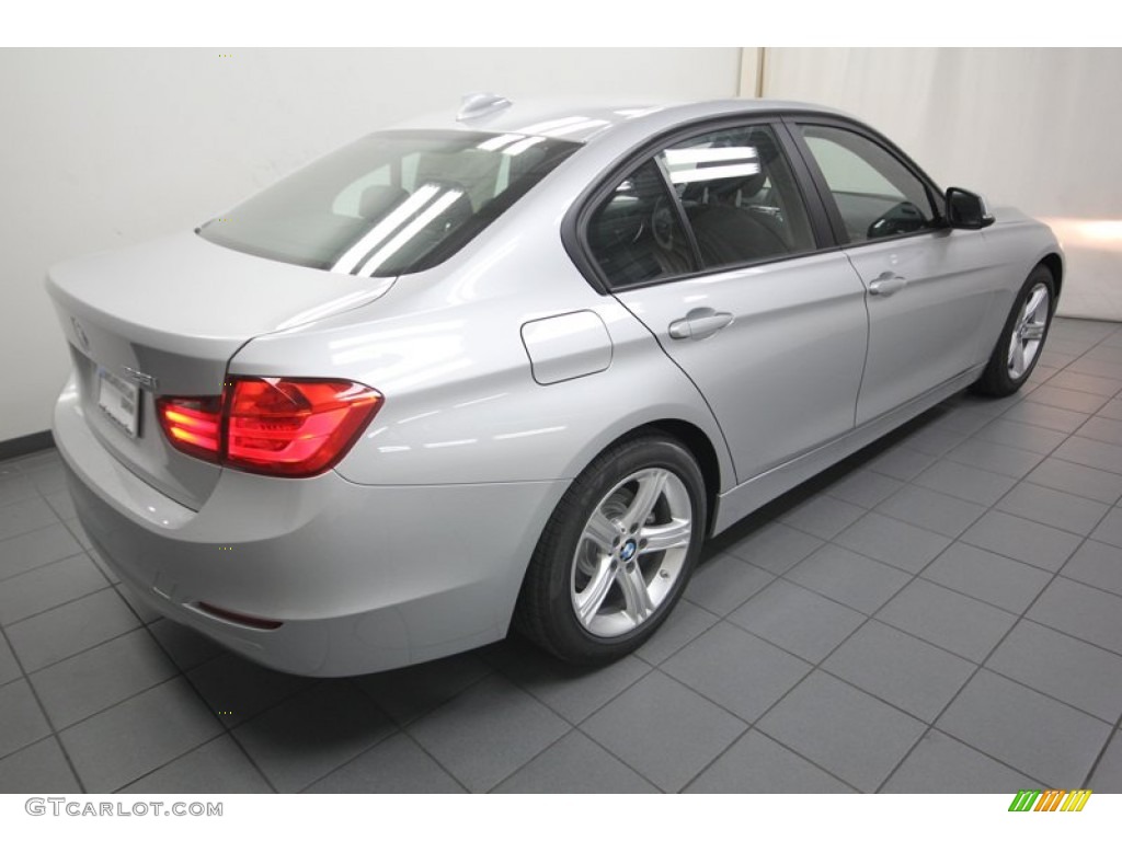 2013 3 Series 328i Sedan - Glacier Silver Metallic / Black photo #8