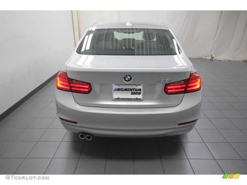 2013 3 Series 328i Sedan - Glacier Silver Metallic / Black photo #10