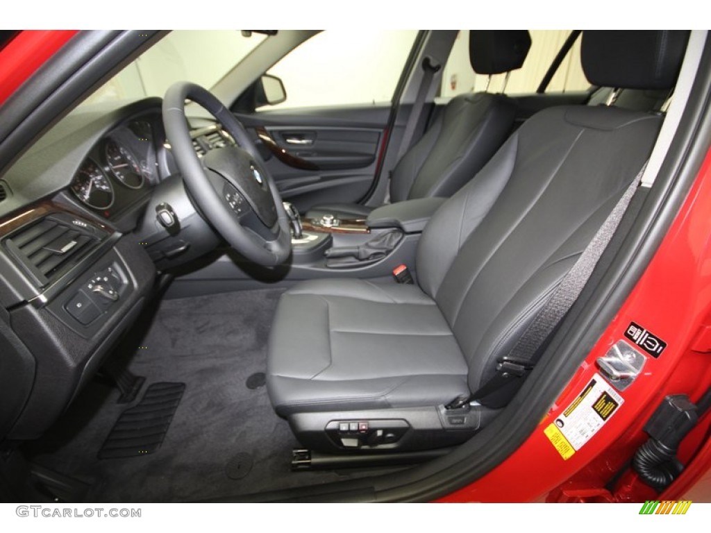 2013 3 Series 328i Sedan - Melbourne Red Metallic / Black photo #3