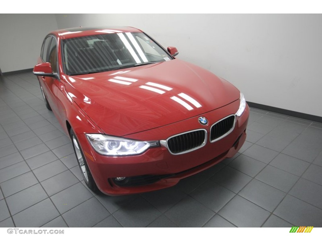 2013 3 Series 328i Sedan - Melbourne Red Metallic / Black photo #5