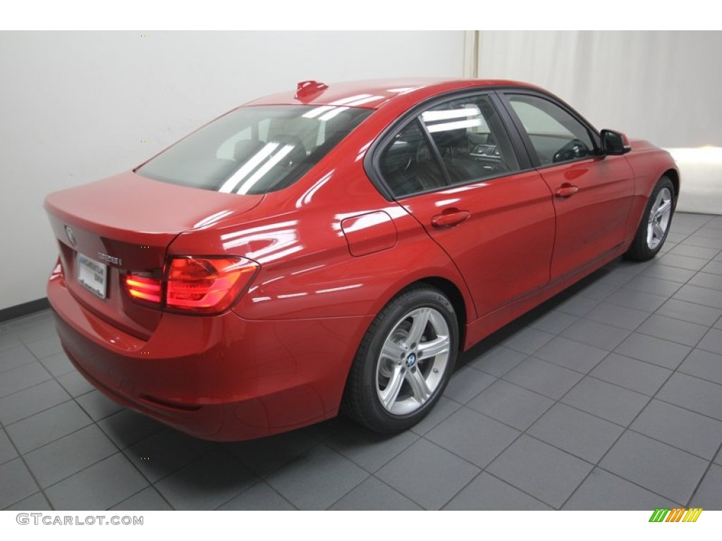 2013 3 Series 328i Sedan - Melbourne Red Metallic / Black photo #8