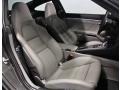 2012 Porsche New 911 Black/Platinum Grey Interior Front Seat Photo