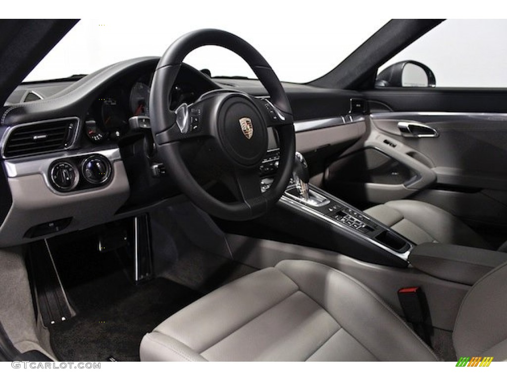 Black/Platinum Grey Interior 2012 Porsche New 911 Carrera S Coupe Photo #82956775