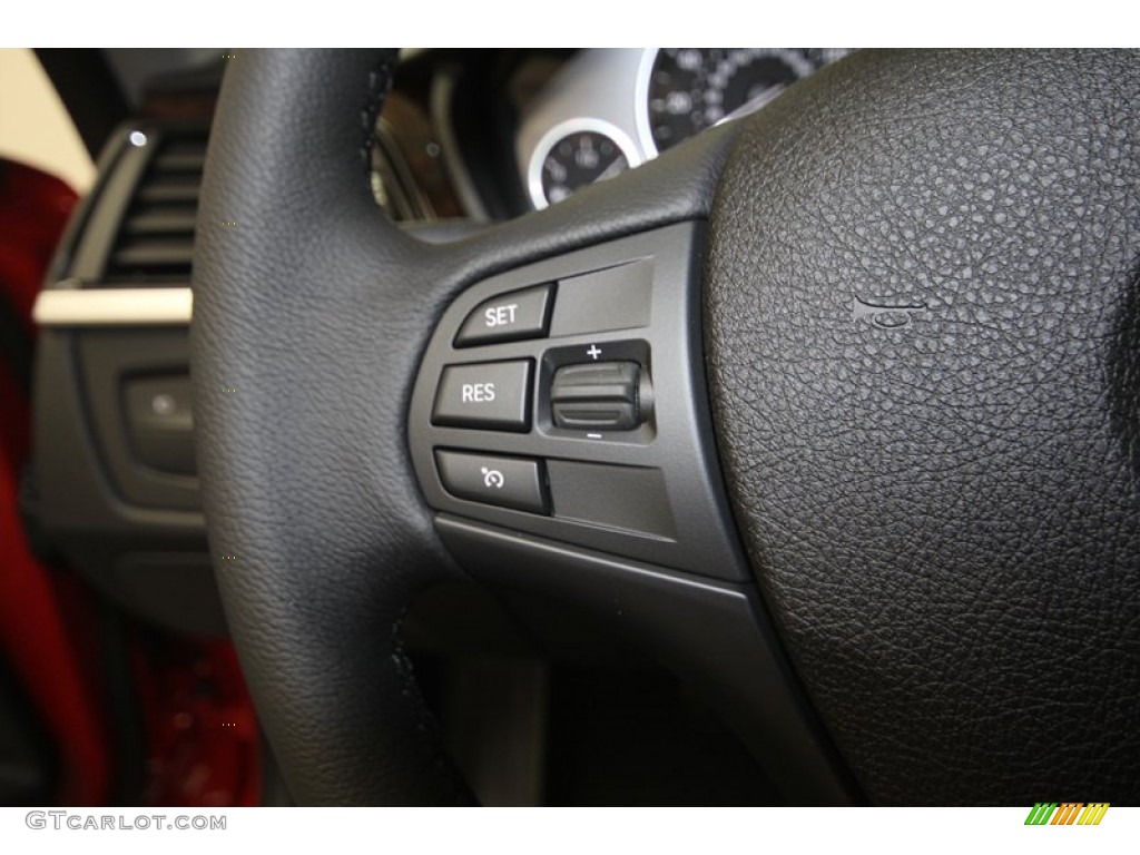 2013 3 Series 328i Sedan - Melbourne Red Metallic / Black photo #25