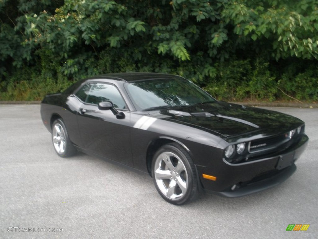 2011 Challenger R/T - Black / Dark Slate Gray photo #1