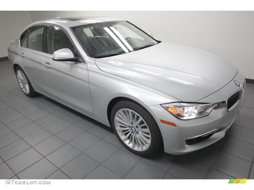 2013 3 Series 328i Sedan - Glacier Silver Metallic / Black photo #6