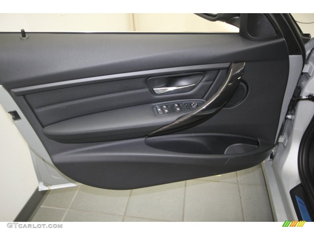 2013 3 Series 328i Sedan - Glacier Silver Metallic / Black photo #12