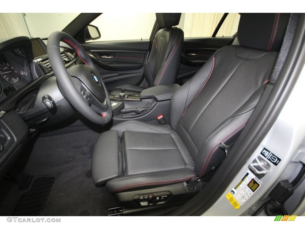 2013 3 Series 328i Sedan - Glacier Silver Metallic / Black photo #3