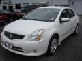 Aspen White 2010 Nissan Sentra 2.0 S
