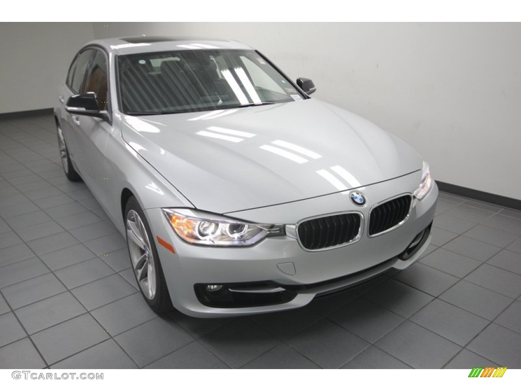 2013 3 Series 328i Sedan - Glacier Silver Metallic / Black photo #5