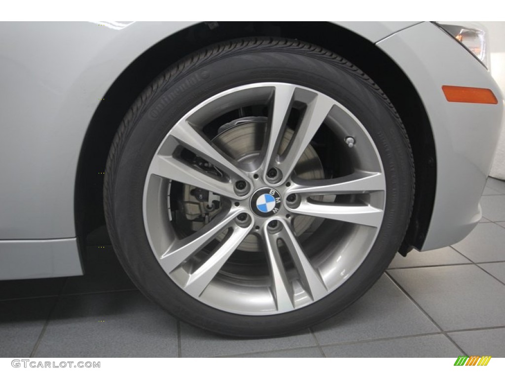 2013 3 Series 328i Sedan - Glacier Silver Metallic / Black photo #7