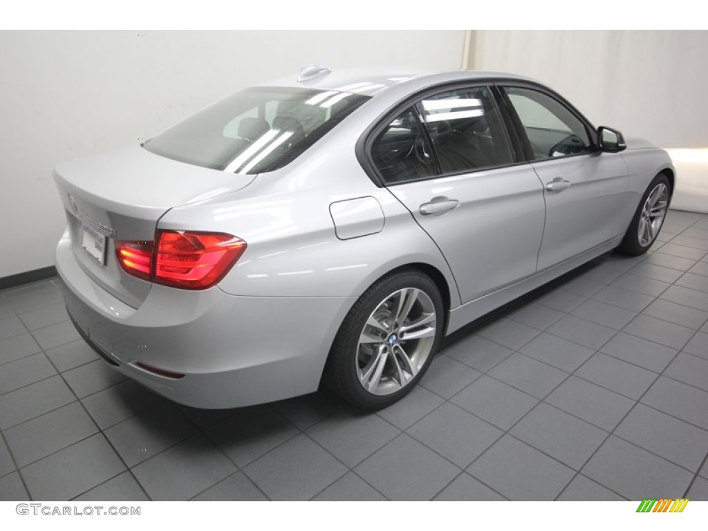2013 3 Series 328i Sedan - Glacier Silver Metallic / Black photo #8
