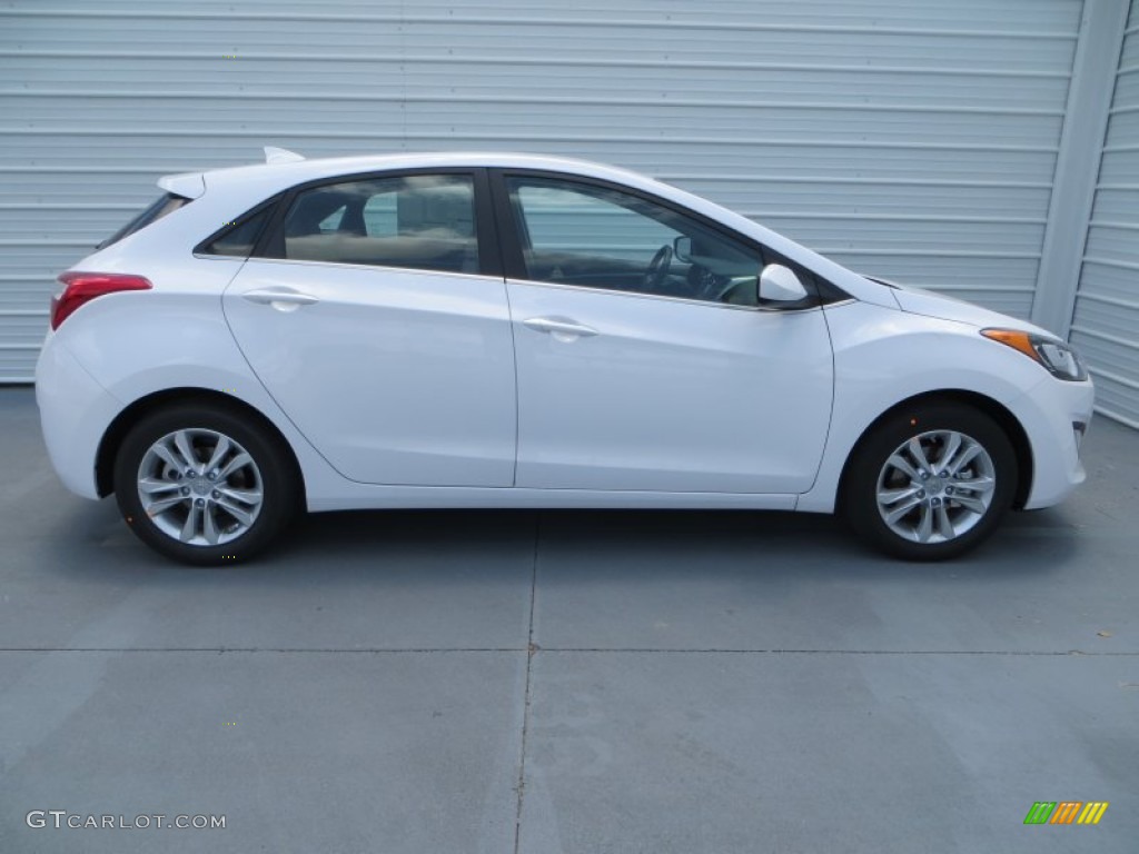 2013 Elantra GT - Monaco White / Beige photo #3