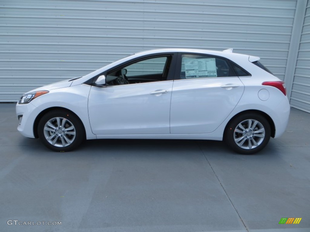 2013 Elantra GT - Monaco White / Beige photo #6