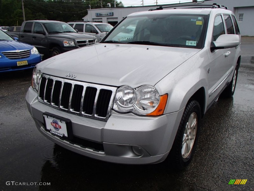 2008 Grand Cherokee Limited 4x4 - Bright Silver Metallic / Dark Slate Gray/Light Graystone photo #1