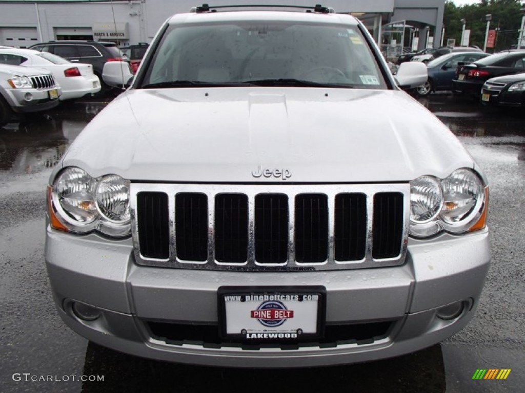 2008 Grand Cherokee Limited 4x4 - Bright Silver Metallic / Dark Slate Gray/Light Graystone photo #2