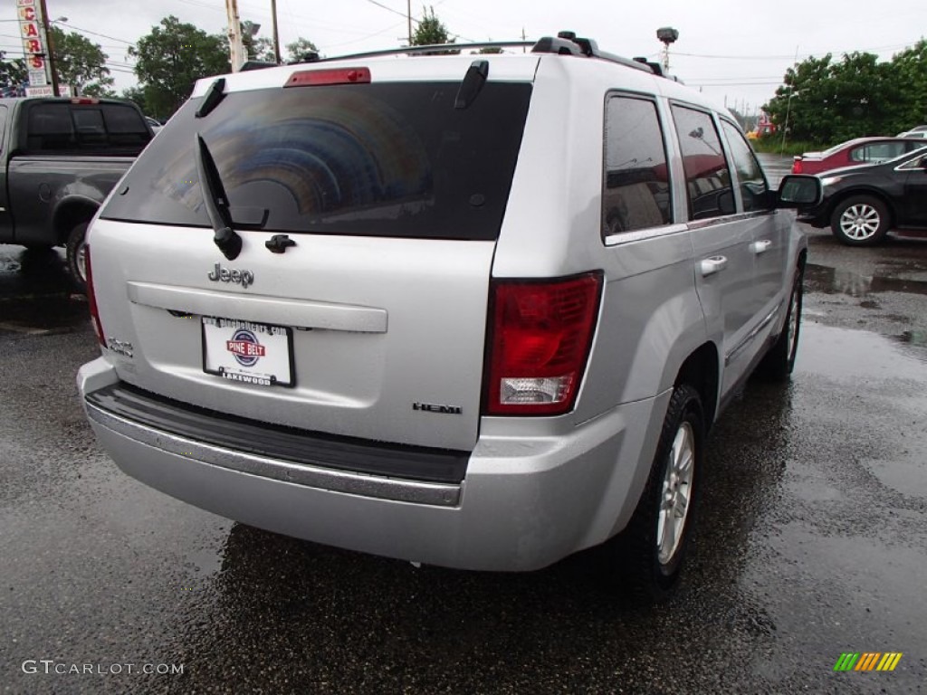 2008 Grand Cherokee Limited 4x4 - Bright Silver Metallic / Dark Slate Gray/Light Graystone photo #7