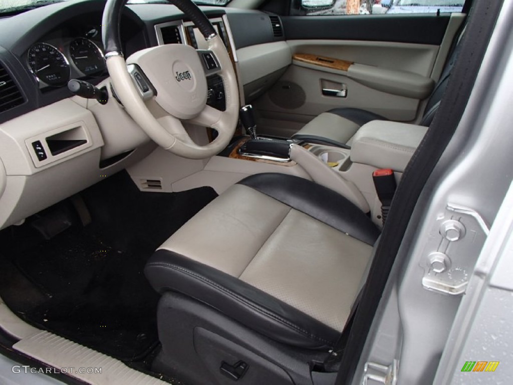 Dark Slate Gray/Light Graystone Interior 2008 Jeep Grand Cherokee Limited 4x4 Photo #82959020