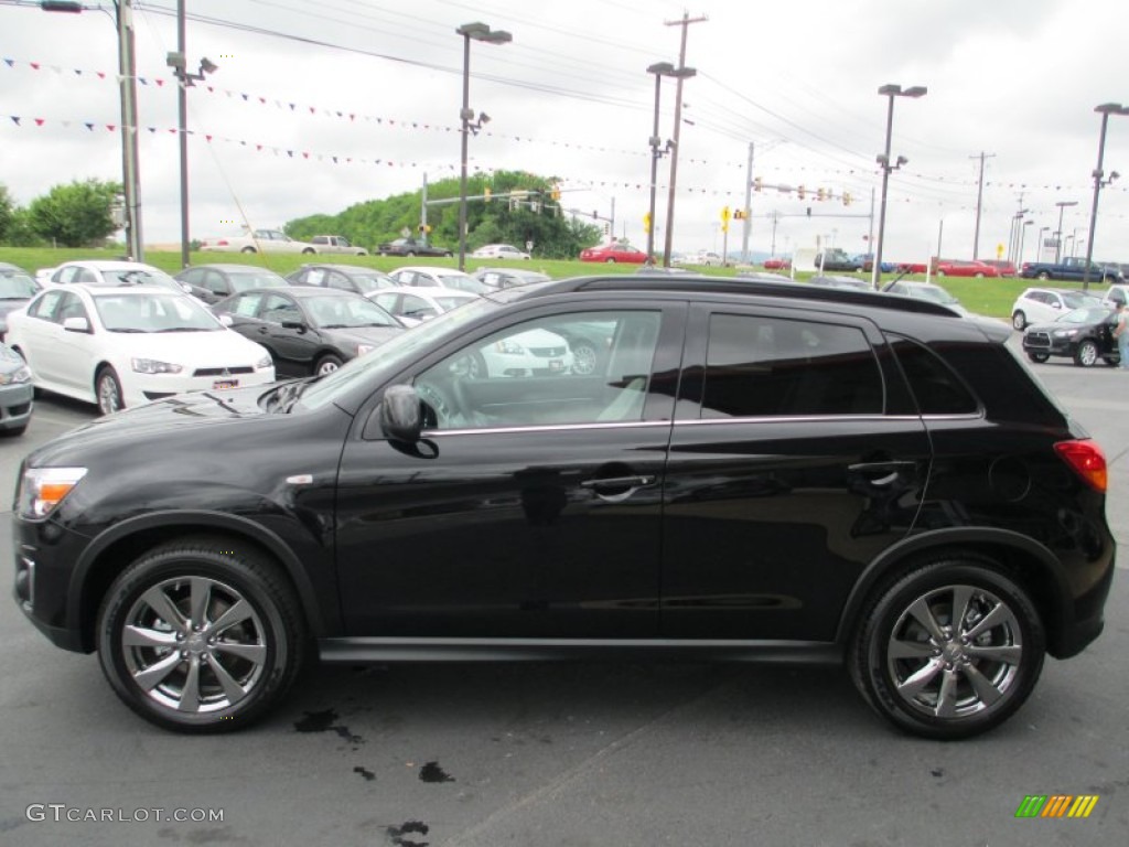 Labrador Black Pearl 2013 Mitsubishi Outlander Sport LE AWD Exterior Photo #82960183