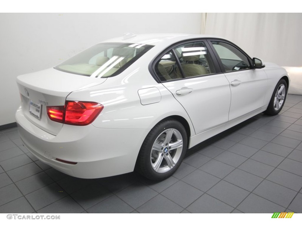 2013 3 Series 328i Sedan - Alpine White / Venetian Beige photo #8