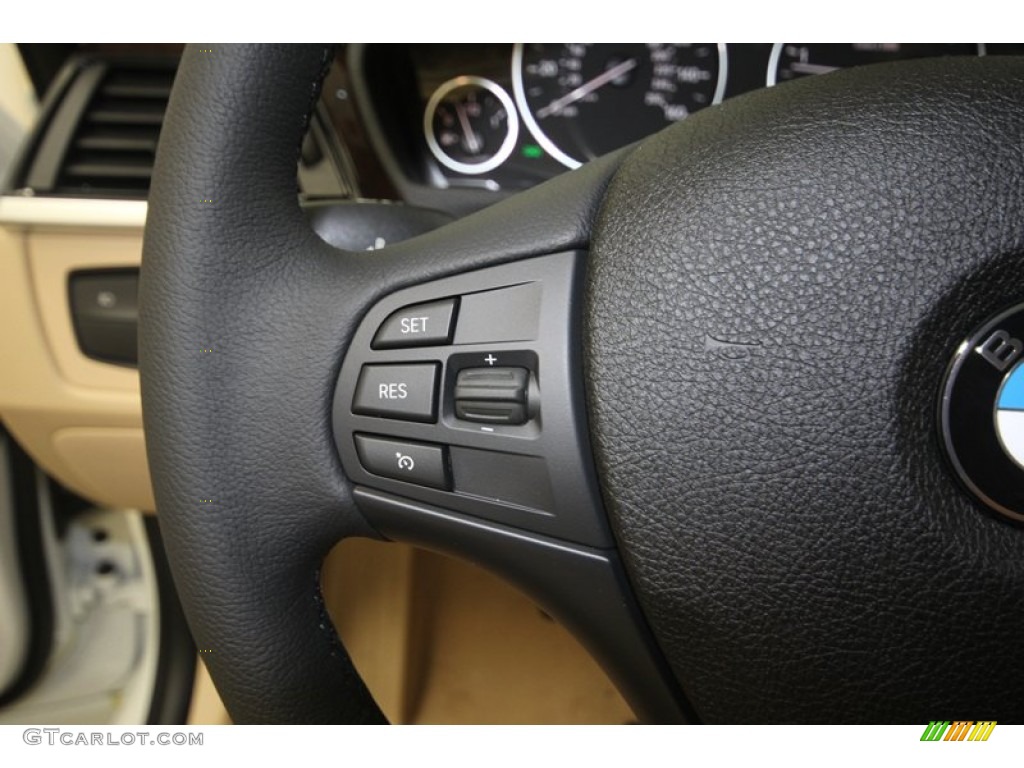 2013 3 Series 328i Sedan - Alpine White / Venetian Beige photo #24