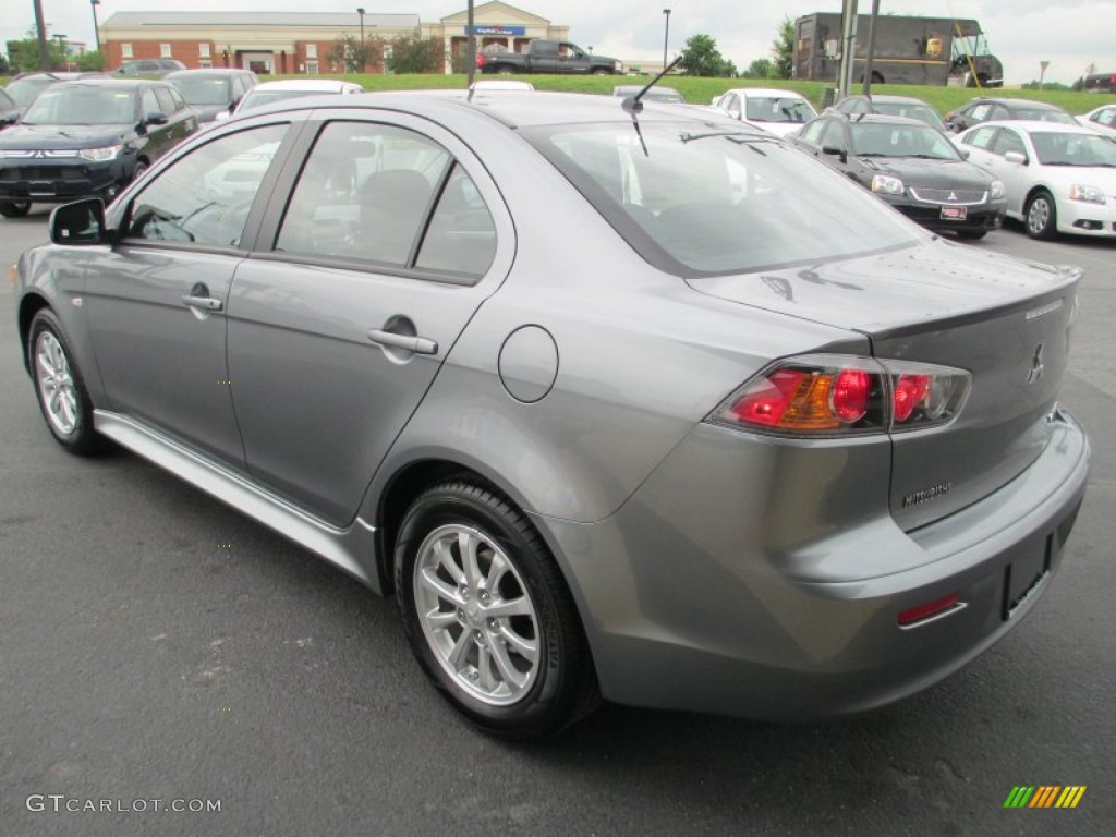 2013 Lancer ES - Mercury Gray Pearl / Black photo #5