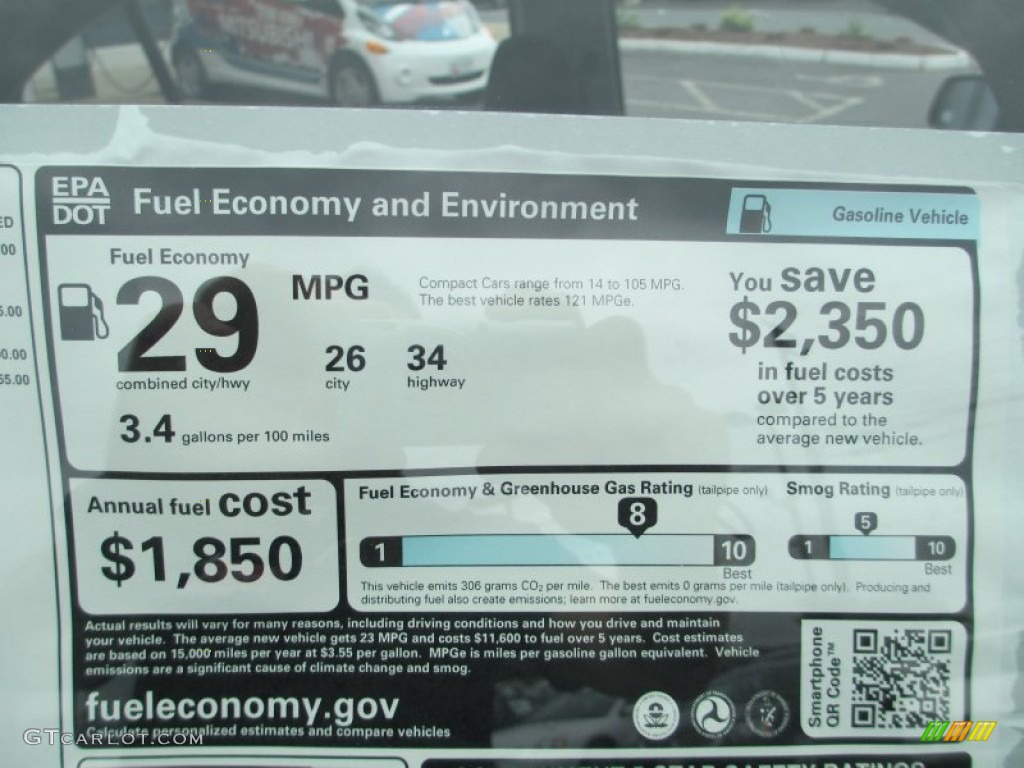 2013 Lancer ES - Mercury Gray Pearl / Black photo #10