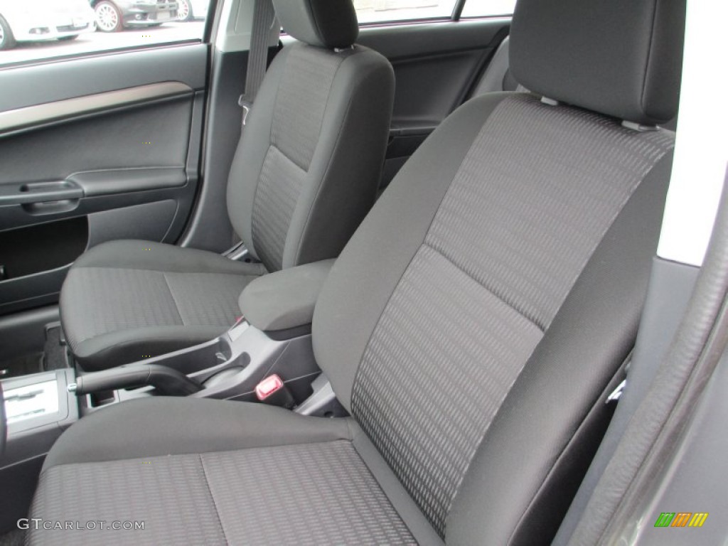 2013 Lancer ES - Mercury Gray Pearl / Black photo #12