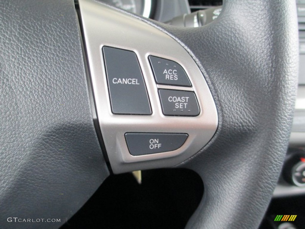 2013 Lancer ES - Mercury Gray Pearl / Black photo #23