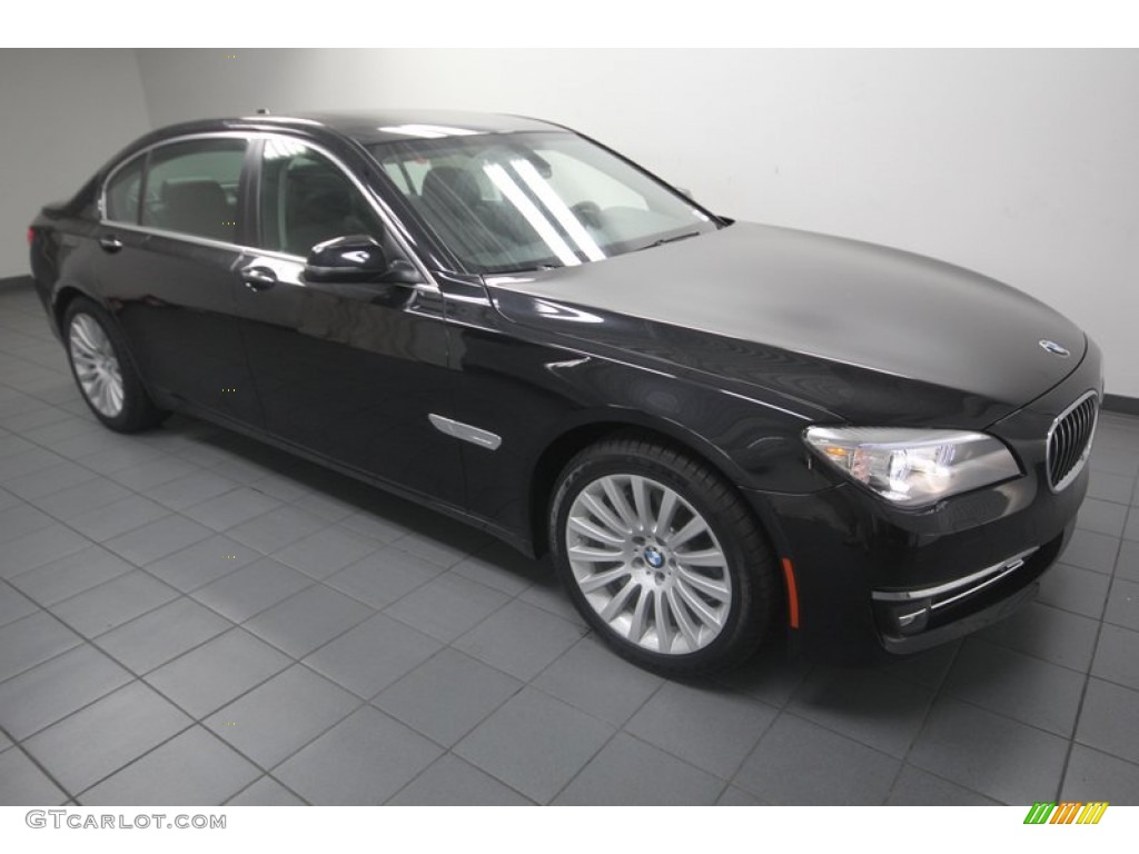 2013 7 Series 740Li Sedan - Black Sapphire Metallic / Black photo #6