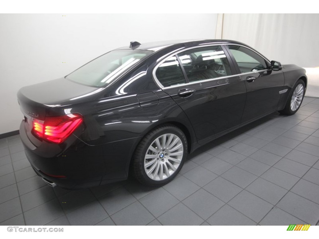 2013 7 Series 740Li Sedan - Black Sapphire Metallic / Black photo #8