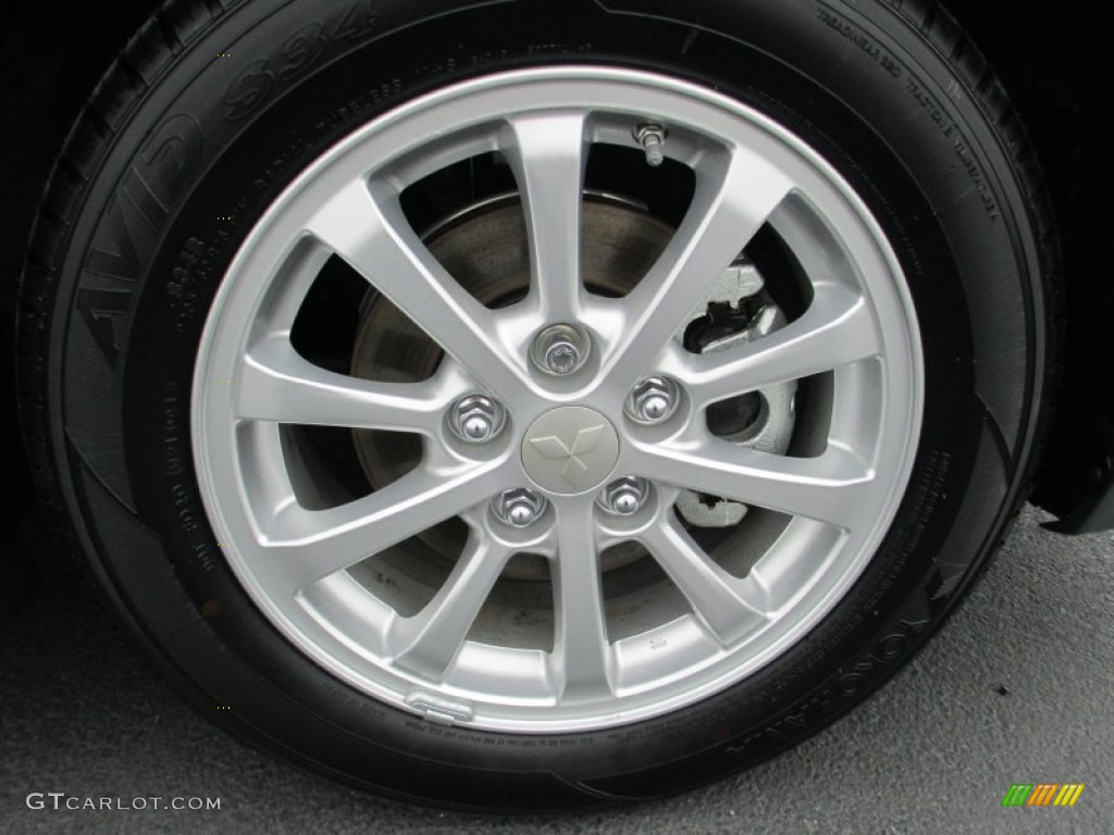 2013 Lancer ES - Mercury Gray Pearl / Black photo #33