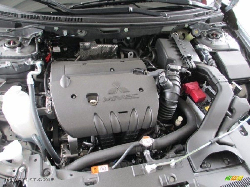 2013 Lancer ES - Mercury Gray Pearl / Black photo #34