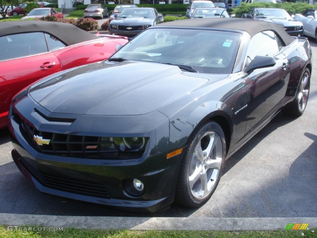 2013 Camaro SS/RS Convertible - Ashen Gray Metallic / Black photo #1