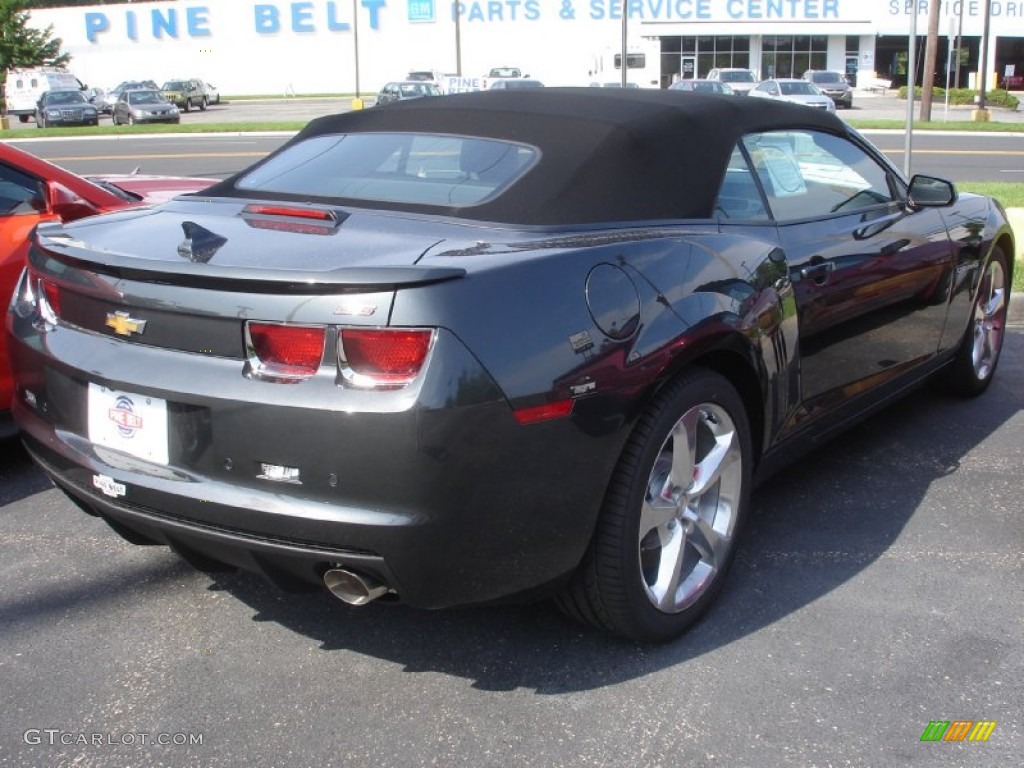 2013 Camaro SS/RS Convertible - Ashen Gray Metallic / Black photo #2