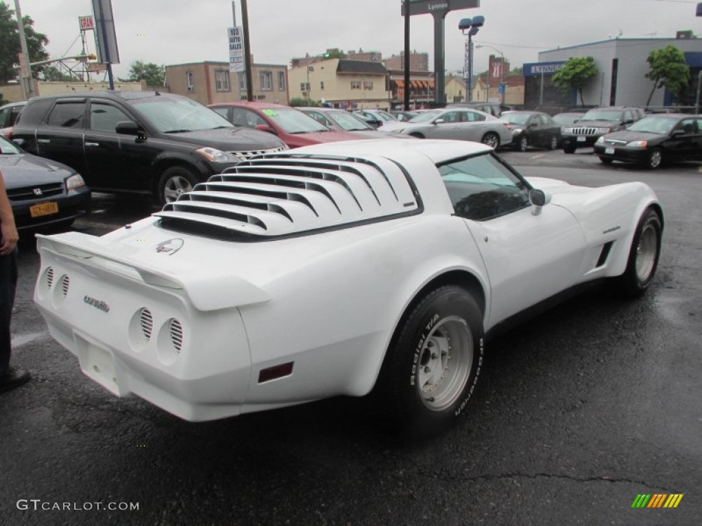 1982 Corvette Coupe - White / Dark Red photo #6