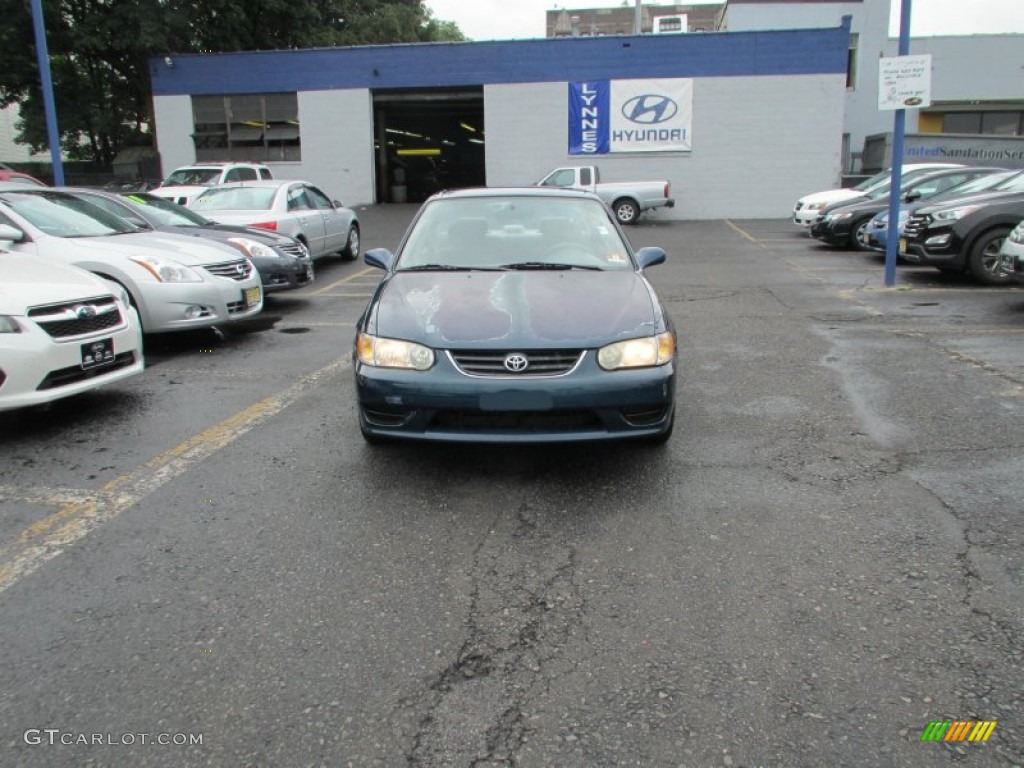2001 Corolla LE - Indigo Ink Blue Pearl / Pebble Beige photo #2