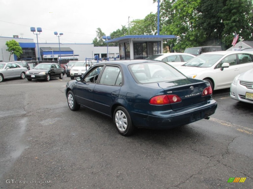 2001 Corolla LE - Indigo Ink Blue Pearl / Pebble Beige photo #6