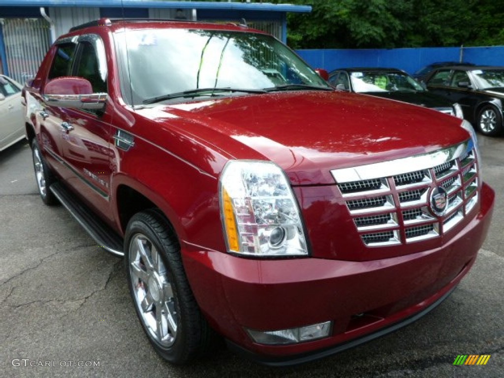2007 Escalade EXT AWD - Red-E / Ebony/Ebony photo #3
