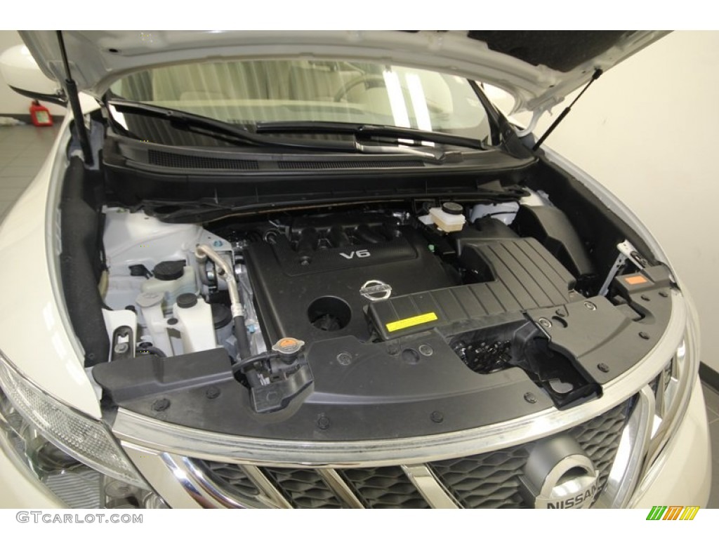 2012 Murano LE Platinum Edition - Pearl White / Beige photo #52