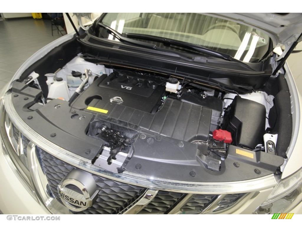 2012 Murano LE Platinum Edition - Pearl White / Beige photo #54