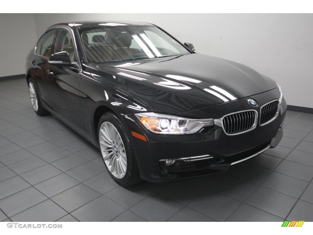 Black Sapphire Metallic 2012 BMW 3 Series 328i Sedan Exterior Photo #82963129