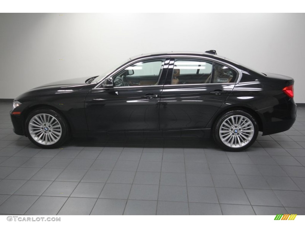 Black Sapphire Metallic 2012 BMW 3 Series 328i Sedan Exterior Photo #82963147