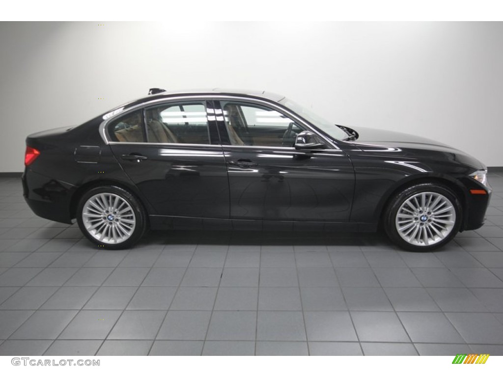 Black Sapphire Metallic 2012 BMW 3 Series 328i Sedan Exterior Photo #82963228