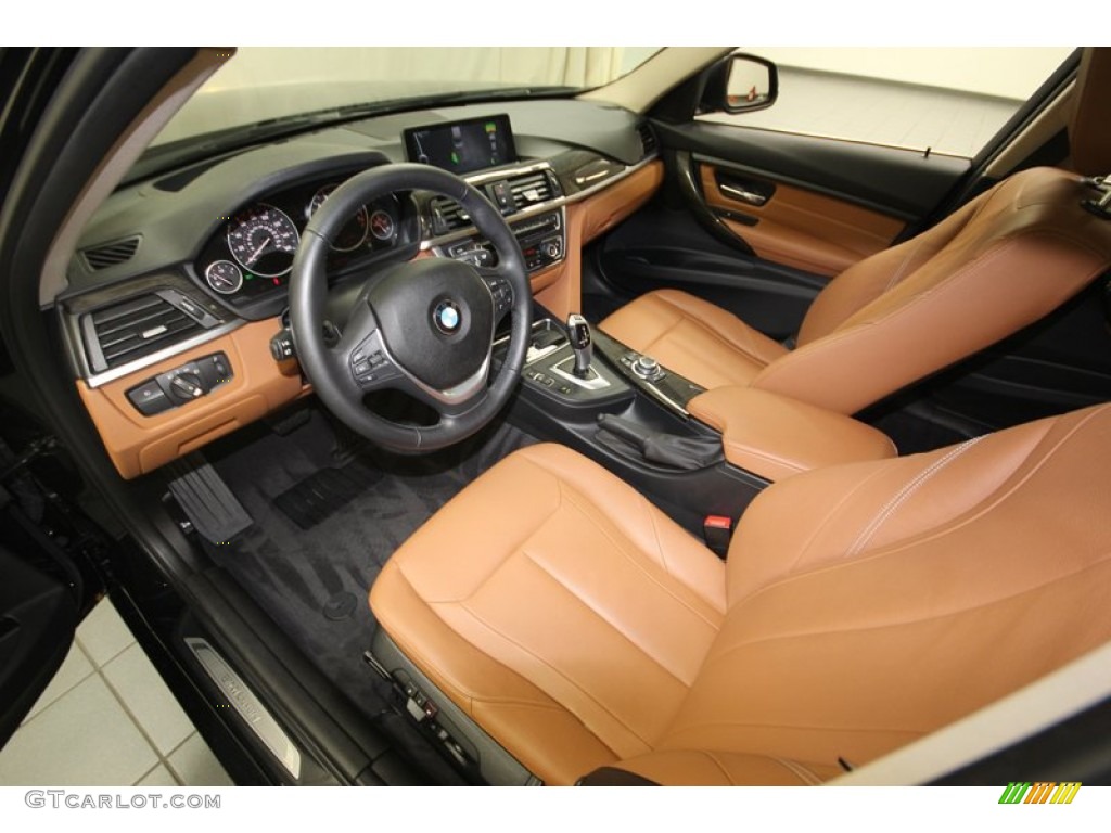 Saddle Brown Interior 2012 BMW 3 Series 328i Sedan Photo #82963312