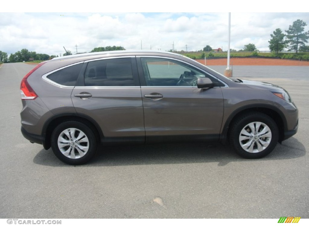 2012 CR-V EX-L - Urban Titanium Metallic / Beige photo #6