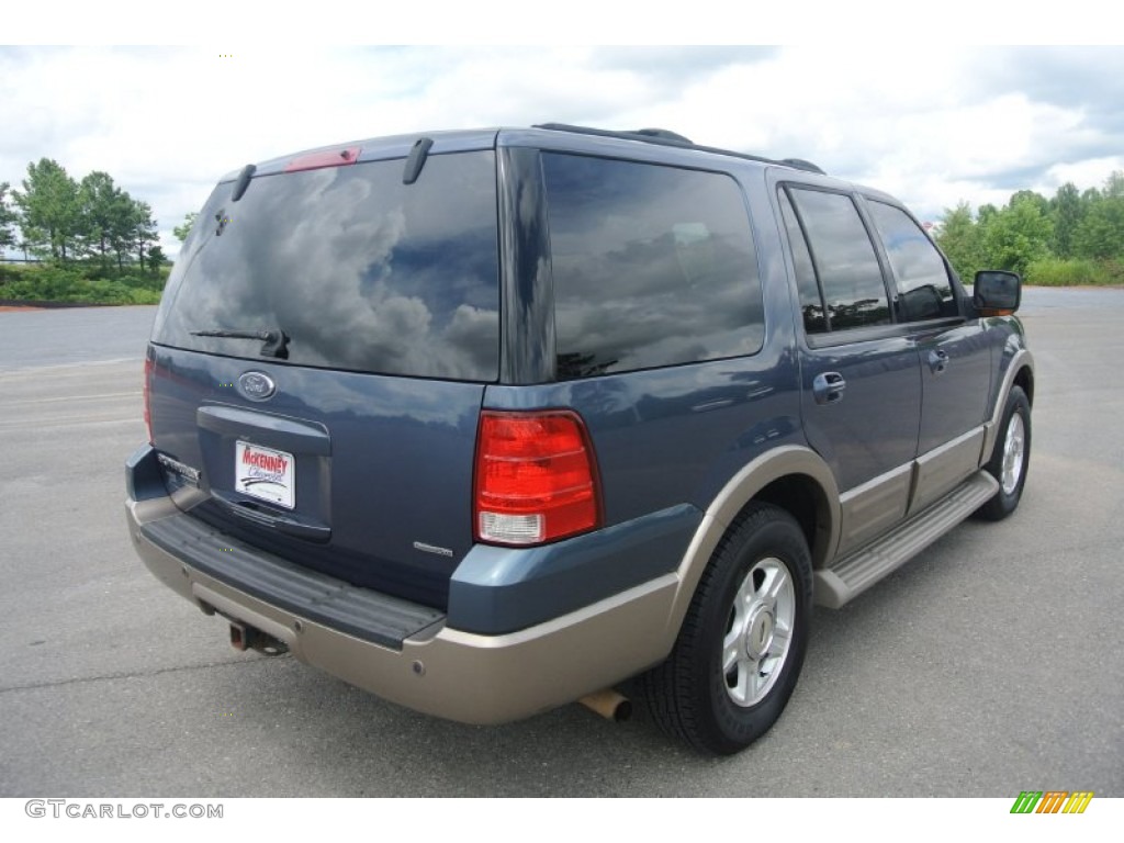 2003 Expedition Eddie Bauer 4x4 - Medium Wedgewood Blue Metallic / Medium Parchment photo #5