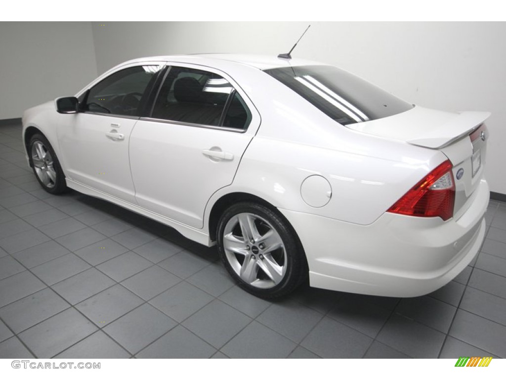 2011 Fusion Sport - White Platinum Tri-Coat / Charcoal Black photo #5