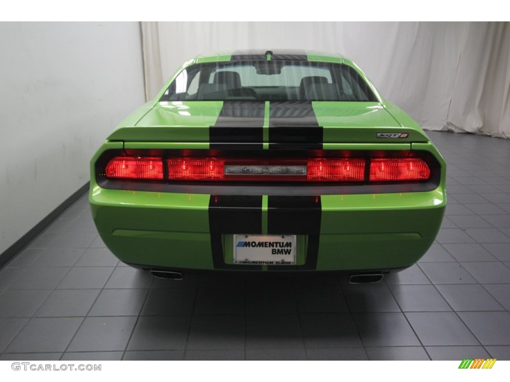 2011 Challenger SRT8 392 - Green with Envy / Dark Slate Gray photo #12